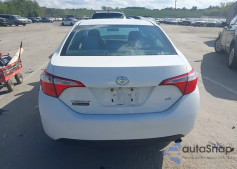 2016 Toyota Corolla Le из США, поврежденный, VIN 2T1BURHE0GC513721